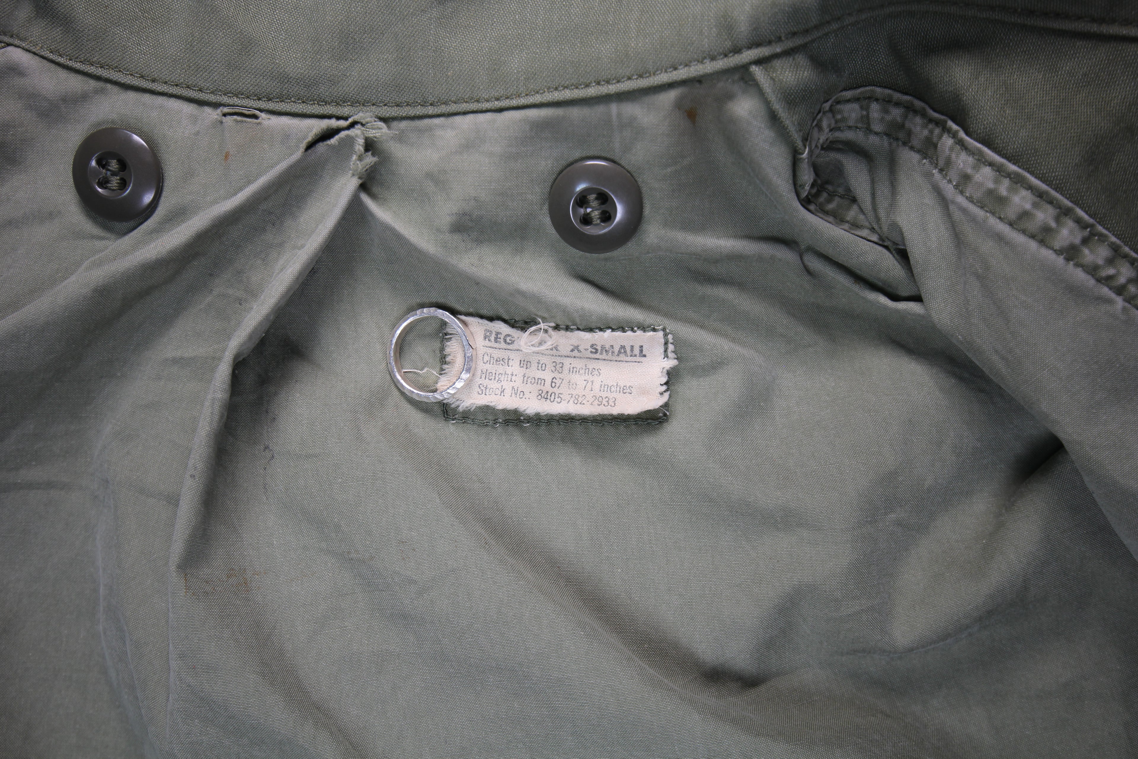 【60s】ARMY　US Armed forces M-65 field coat pattern