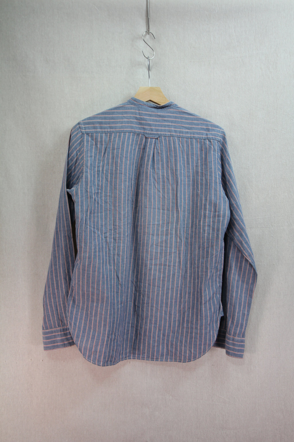 【60s】TOWNCRAFT　タウンクラフト　バンドカラーストライプシャツ