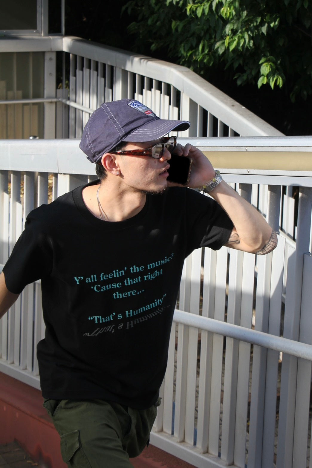 Humanity Through Music Tee / Black